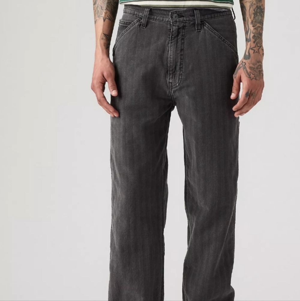 Mens Levi's Workwear568  Loose Straight Carpenter Men's Pants 33 X 30
